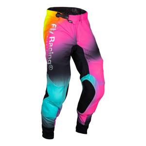 Motocrosshose FLY Racing Lite Le Legacy rosa-blau-schwarz