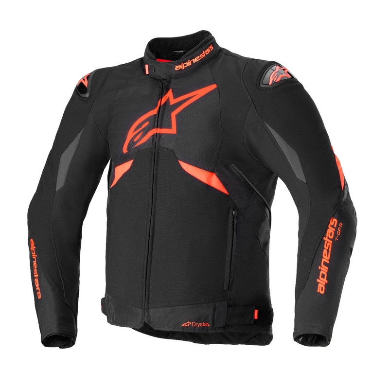 Alpinestars T-GP R 3 DRYSTAR Motorradjacke schwarz-fluo rot-weiß