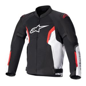 Motorradjacke Alpinestars AST AIR TECH-AIR 5 kompatibel schwarz-weiß-fluorot
