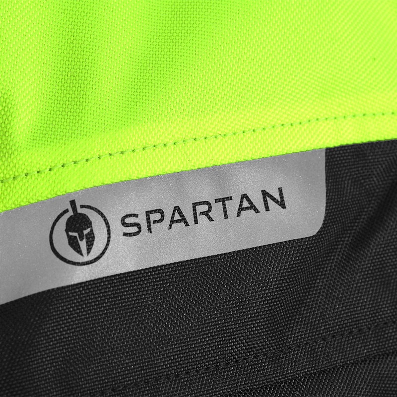 Motorradjacke Oxford Spartan Short WP schwarz-fluo gelb