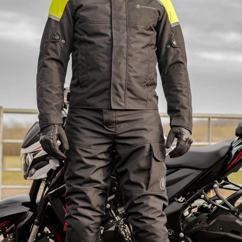 Oxford Spartan WP Motorradhose Schwarz
