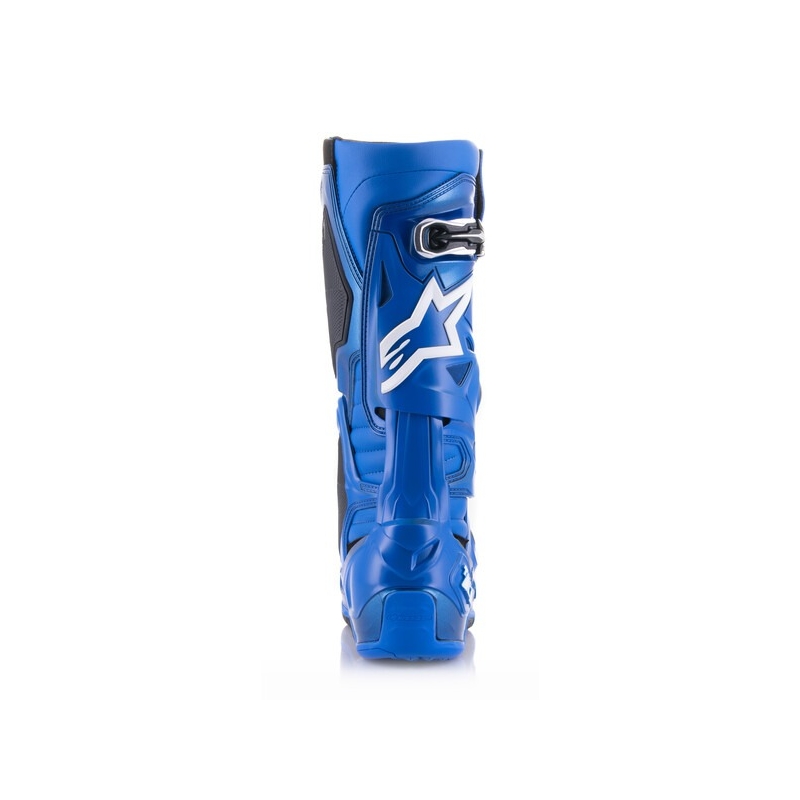 Alpinestars Tech 10 Motorradstiefel blau-schwarz-weiß