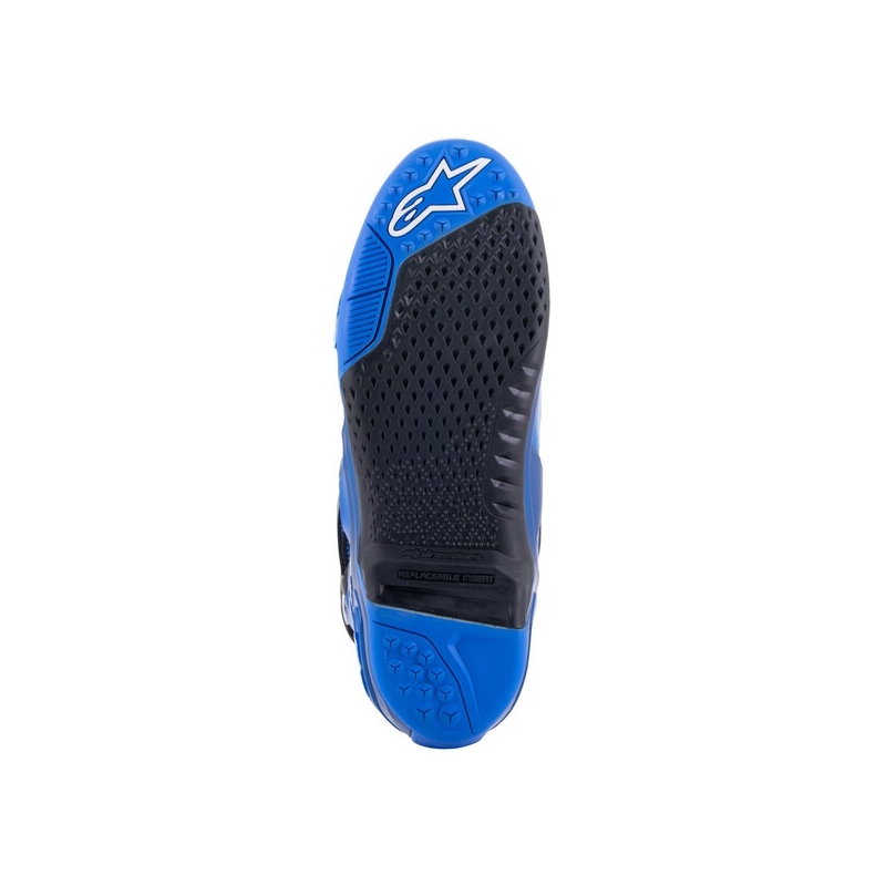 Alpinestars Tech 10 Motorradstiefel blau-schwarz-weiß