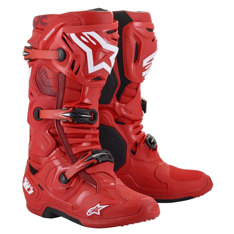 Alpinestars Tech 10 Motorradstiefel rot