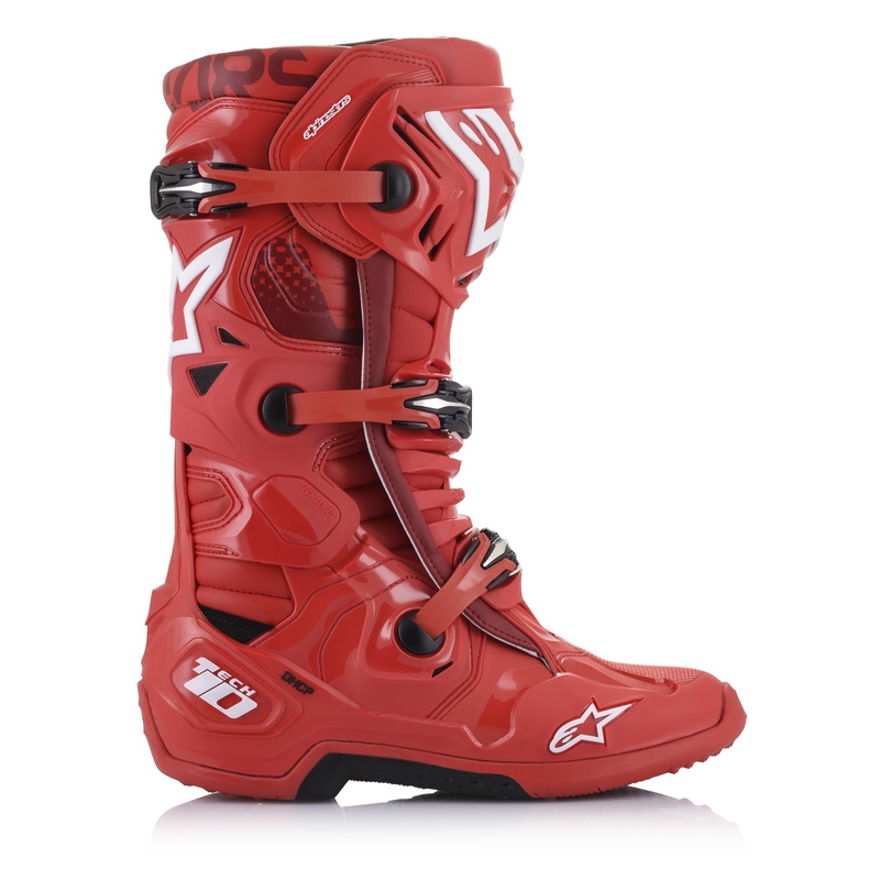 Alpinestars Tech 10 Motorradstiefel rot