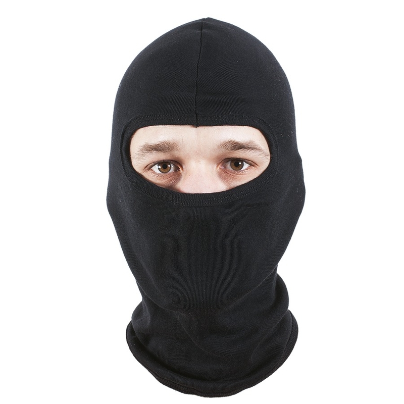 Sturmhaube unter dem Helm Emerze Balaclava Baumwolle schwarz