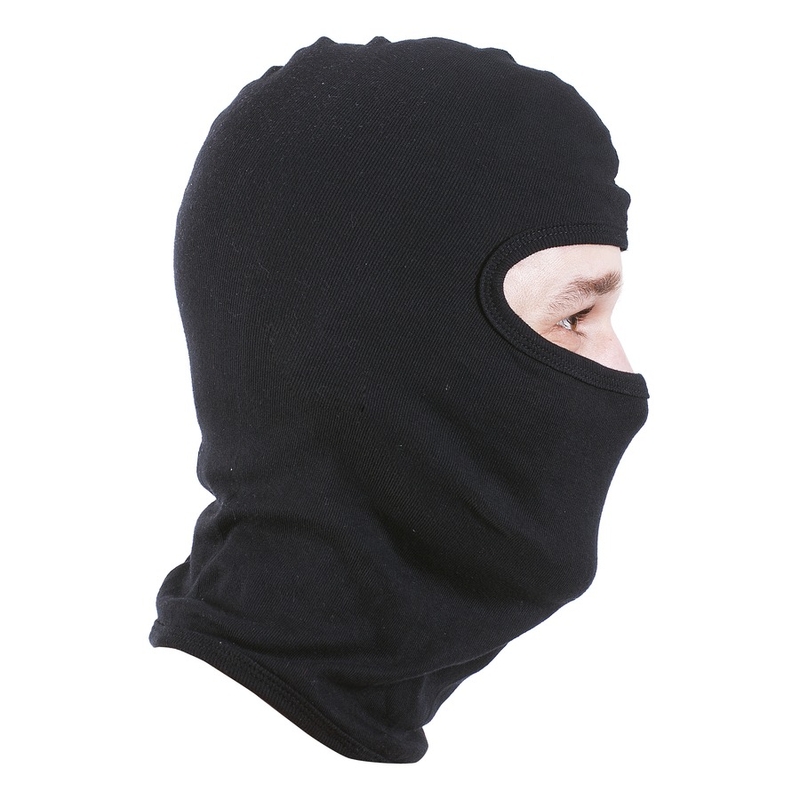 Sturmhaube unter dem Helm Emerze Balaclava Baumwolle schwarz