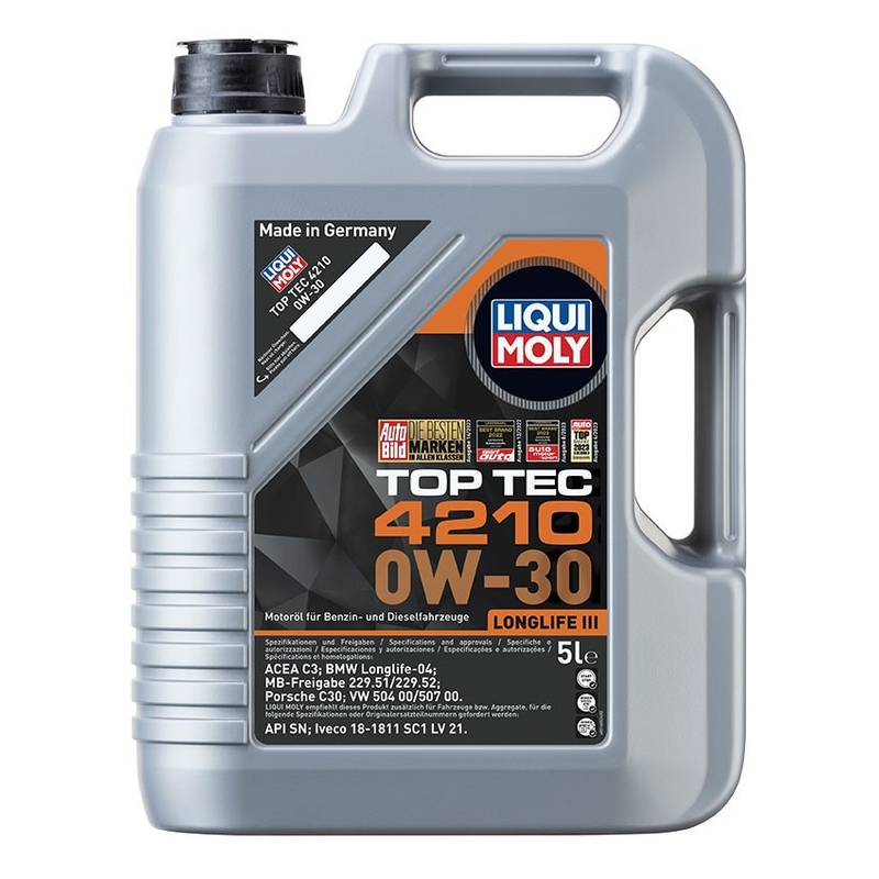 Synthetisches Motorenöl LIQUI MOLY Top Tec 4210 0W-30 5 l