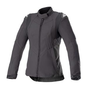 Damen Alpinestars Stella Alya Sport Wasserdichte Motorradjacke schwarz-schwarz