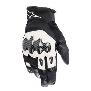 Alpinestars SMX-1 Drystar Motorradhandschuhe schwarz-weiß