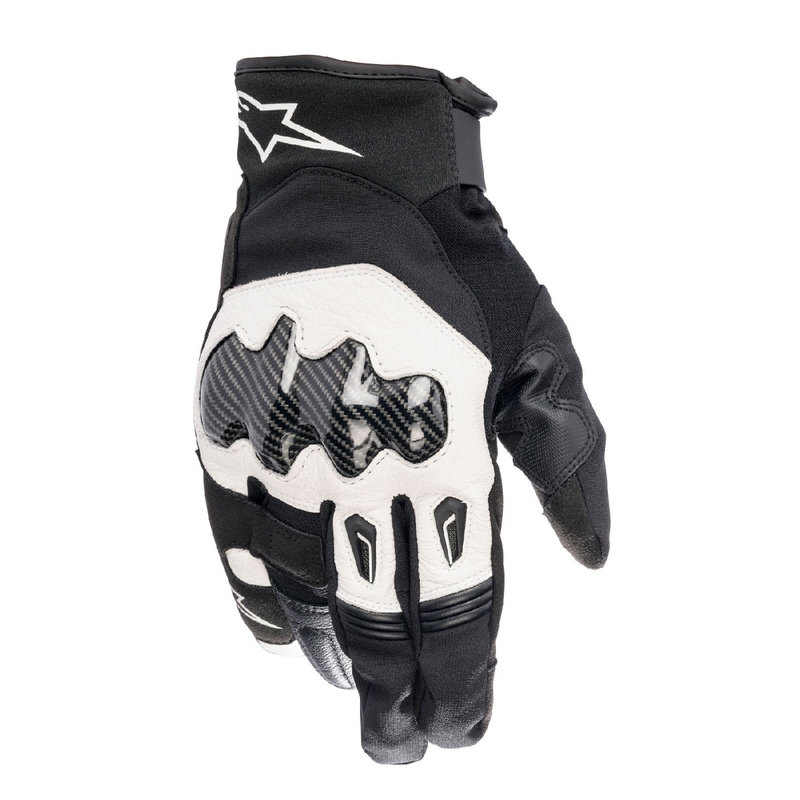 Alpinestars SMX-1 Drystar Motorradhandschuhe schwarz-weiß