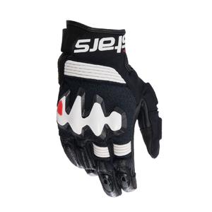 Alpinestars Halo Motorradhandschuhe schwarz und weiß