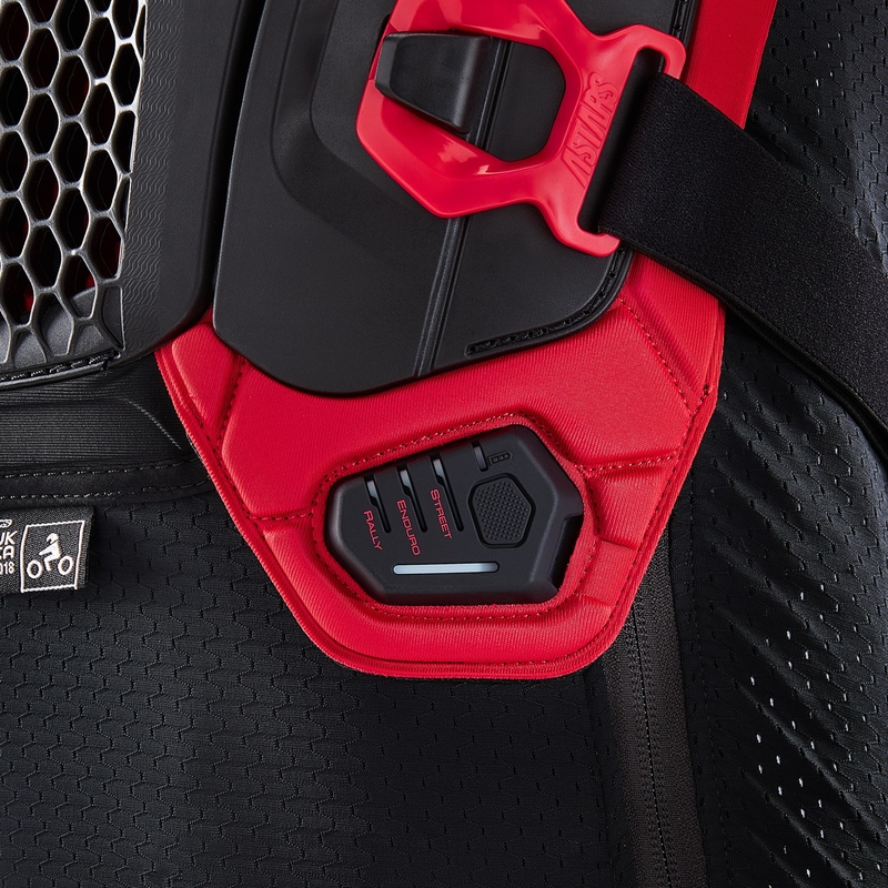 Alpinestars TECH-AIR®OFF-ROAD System-Airbagweste schwarz-rot