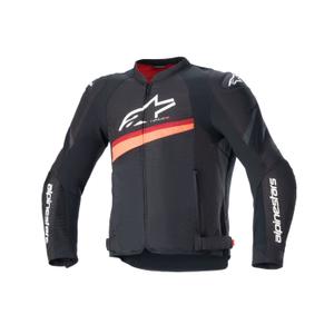 Alpinestars T-GP PLUS R 4 Airflow Motorradjacke Schwarz-Fluorot