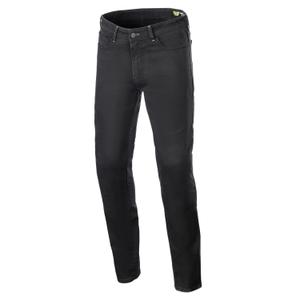 Alpinestars Copper 3 Denim verwaschene schwarze Motorradjeans