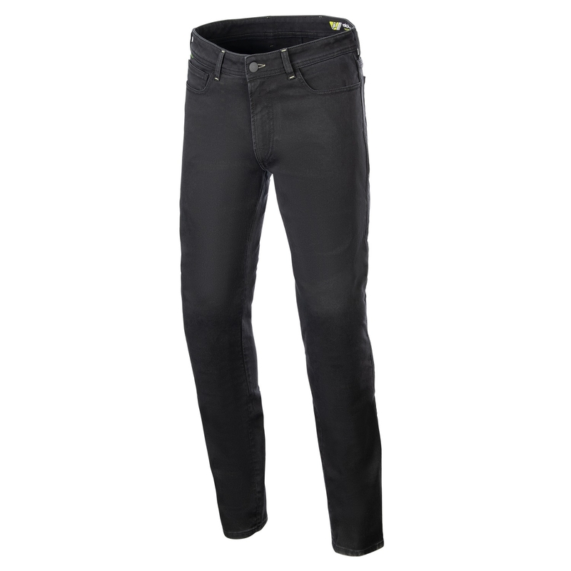 Alpinestars Copper 3 Denim verwaschene schwarze Motorradjeans
