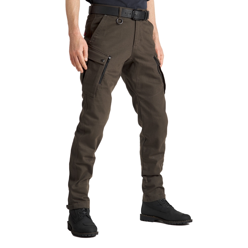 PANDO MOTO Mark Kev Motorradjeans olivgrün Sale - II. Qualität Ausverkauf