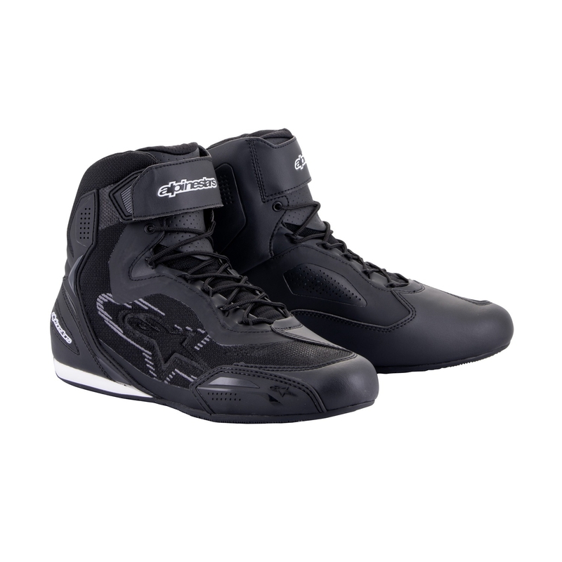 Alpinestars Faster-3 Rideknit Motorradstiefel schwarz-grau