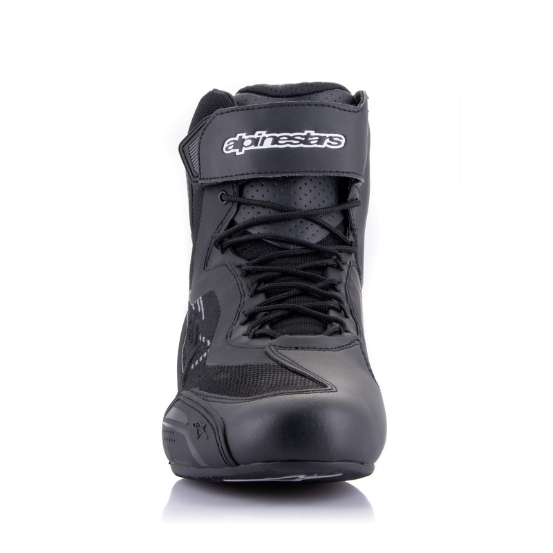 Alpinestars Faster-3 Rideknit Motorradstiefel schwarz-grau