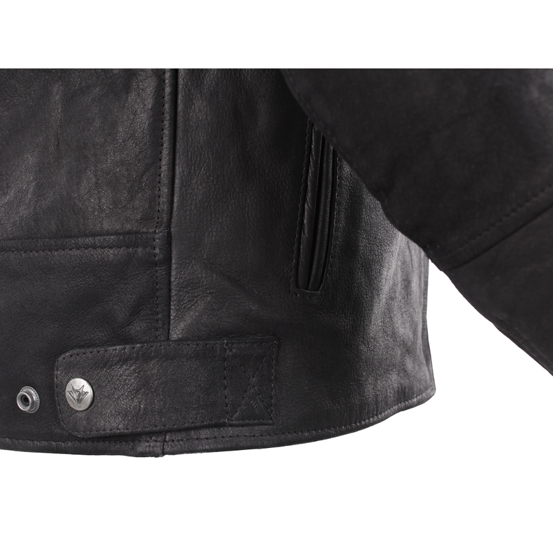 Motorradjacke RSA Daytona Mattschwarz - II. Qualität Ausverkauf