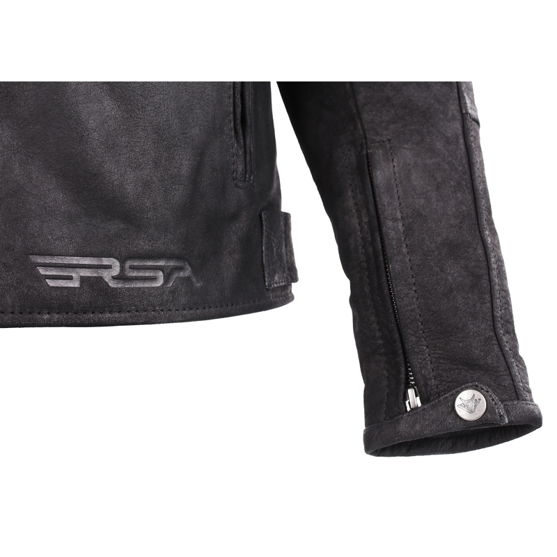 Motorradjacke RSA Daytona Mattschwarz - II. Qualität Ausverkauf