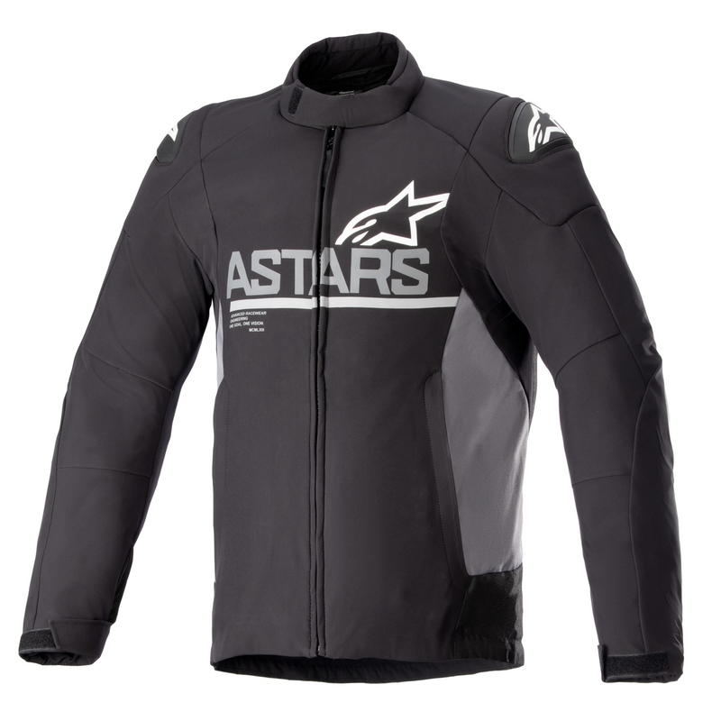 Alpinestars SMX Wasserdichte Motorradjacke schwarz-dunkelgrau