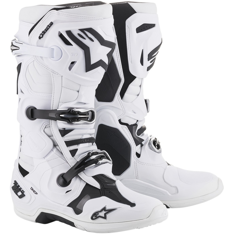 Motorradstiefel Alpinestars Tech 10 weiß - II. Qualität Ausverkauf