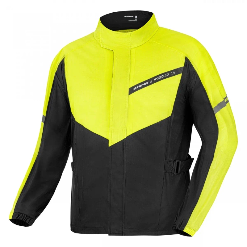 Shima Hydrodry 2.0 wasserdichte Jacke schwarz-fluoreszierend gelb