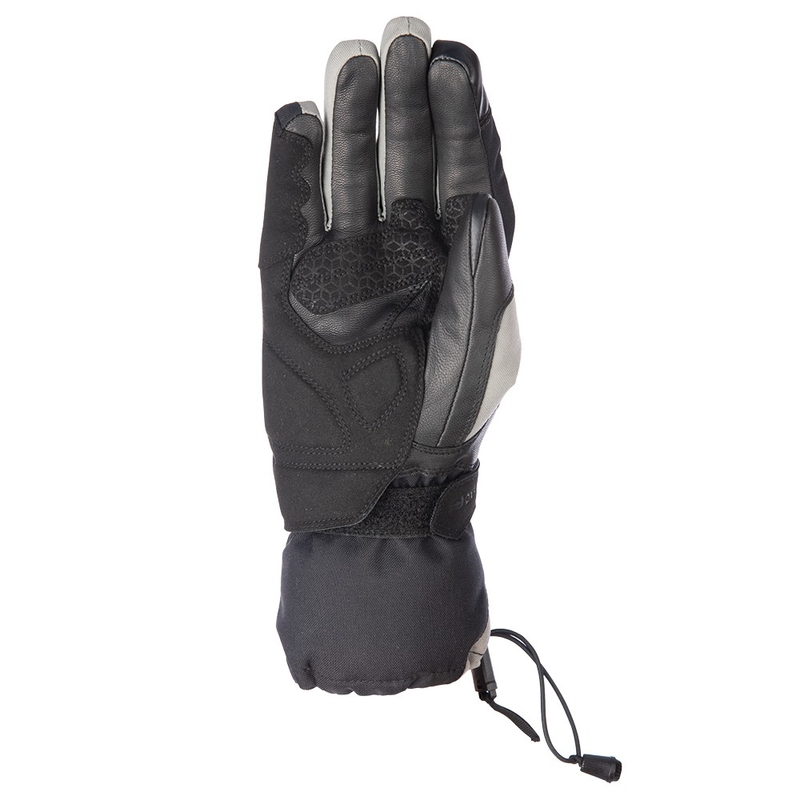 Motorradhandschuhe Oxford Montreal 4.0 DRY2DRY™ Schwarz-Grau-Fluogelb