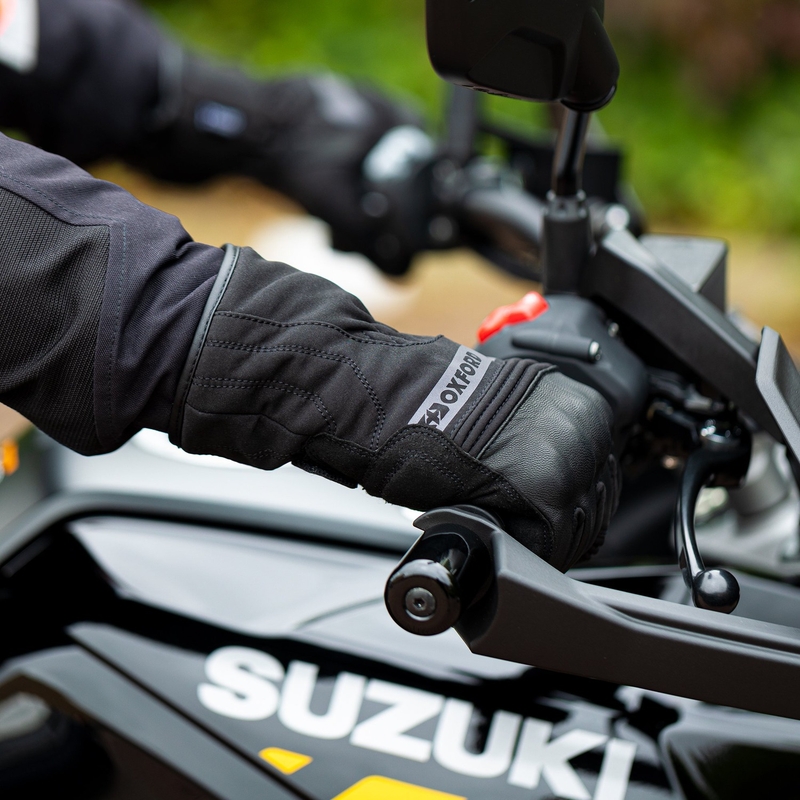 Damen-Motorradhandschuhe Oxford Calgary 2.0 schwarz