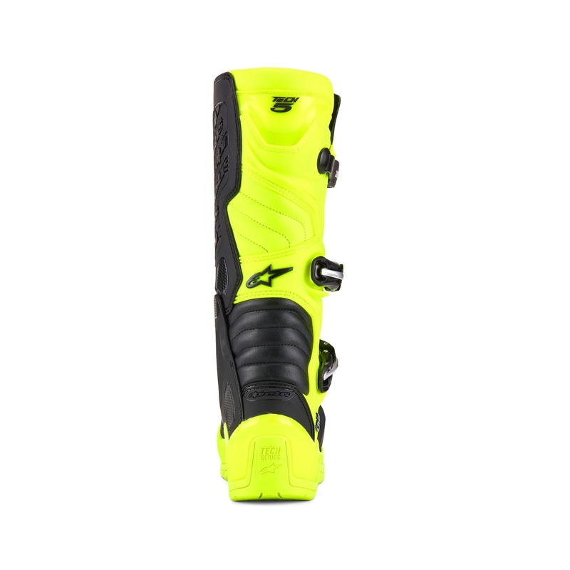 Alpinestars Tech 5 Motorradstiefel neongelb-schwarz