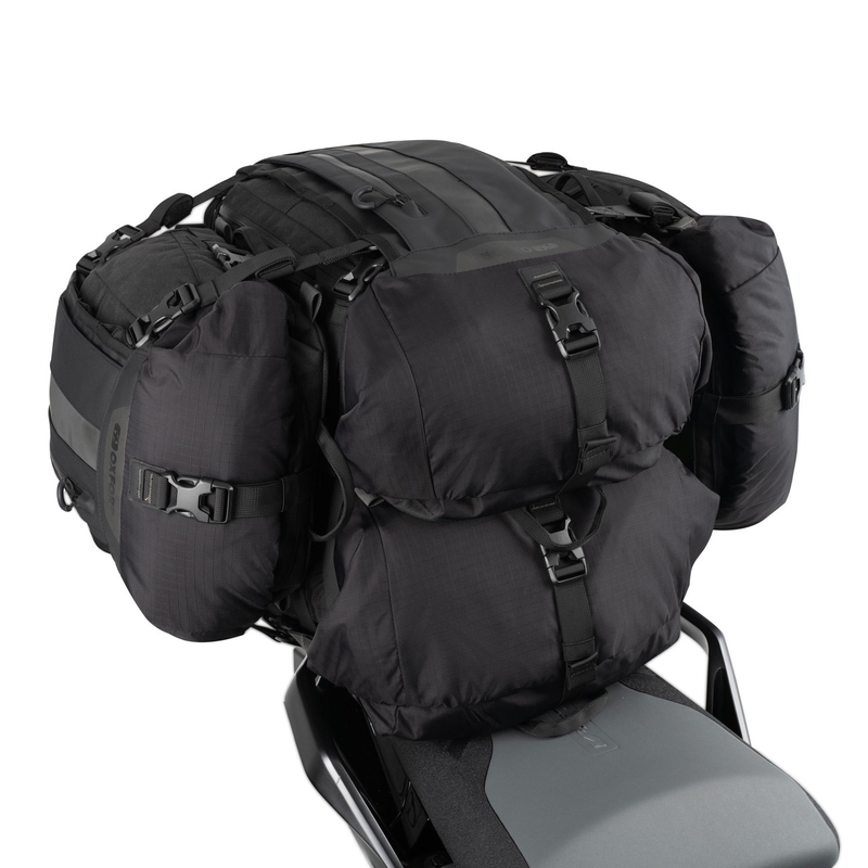 Motorradtasche für den Beifahrersitz Oxford Atlas T-10 Advanced Tourpack 10 l schwarz