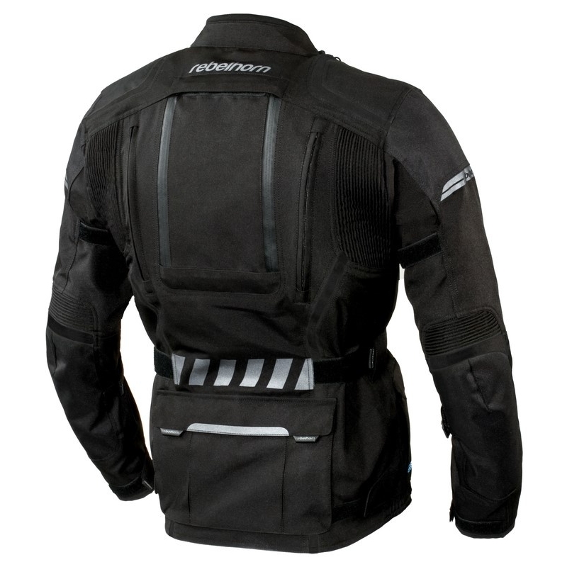 Moto Jacke Rebelhorn Hiker II schwarz sale Ausverkauf