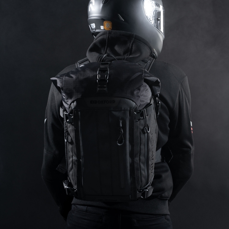 Motorradtasche Oxford Atlas B-30 Advanced Rucksack 30 l grau