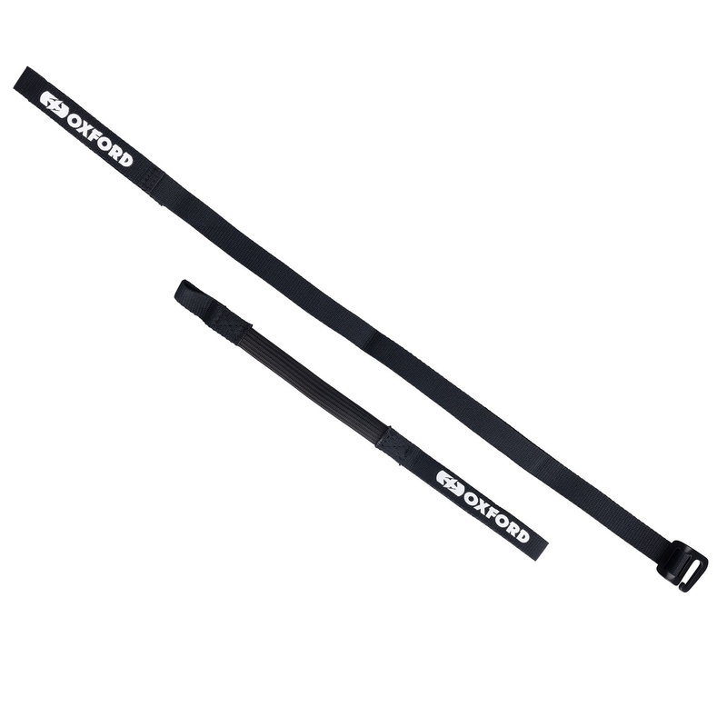 Gepäckgurte Oxford Atlas G-Hook 2 Stück schwarz 17 mm x 2 m