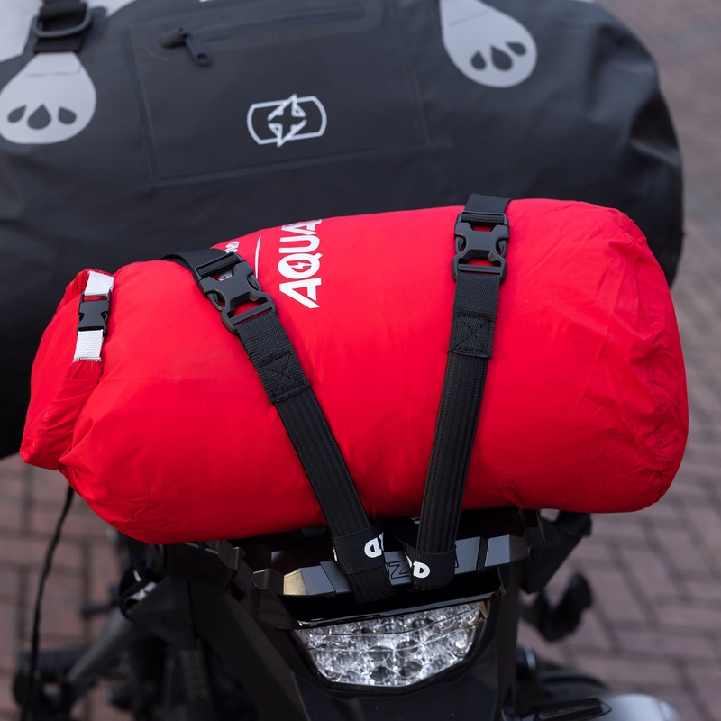 Gepäckgurte Oxford Atlas B-Clip 2 Stück schwarz 26 mm x 2 m