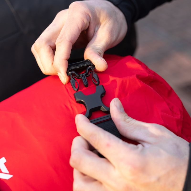 Gepäckgurte Oxford Atlas B-Clip 2 Stück schwarz 26 mm x 2 m