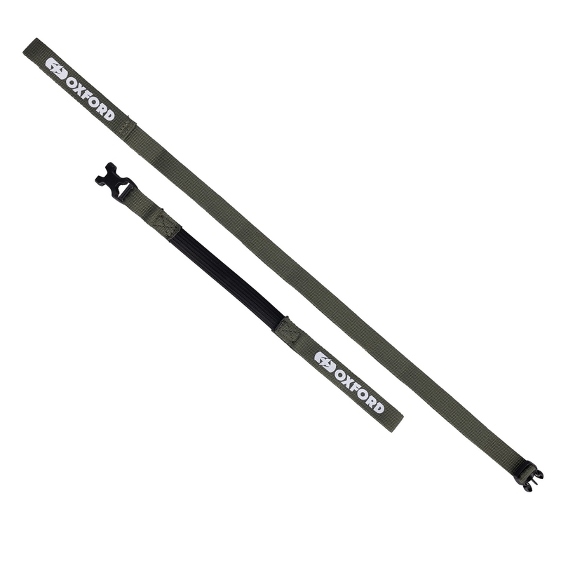 Gepäckgurte Oxford Atlas B-Clip 2 Stück grün 17 mm x 2 m
