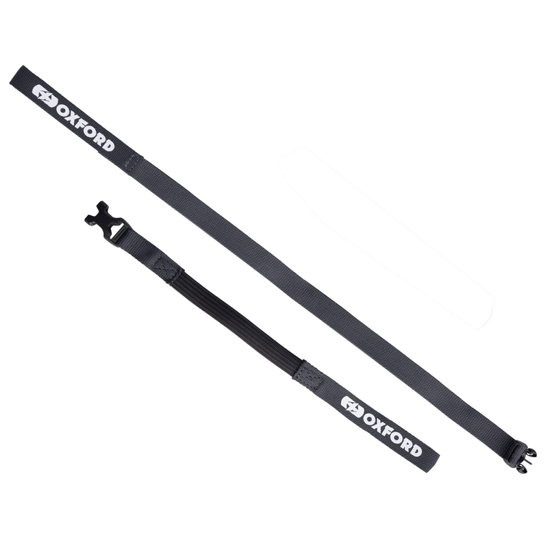 Gepäckgurte Oxford Atlas B-Clip 2 Stück grau 17 mm x 1,2 m