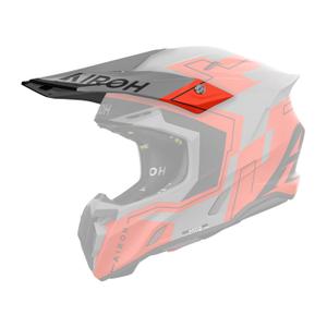 Helmvisier Airoh Twist 3 Dizzy fluo orange matt