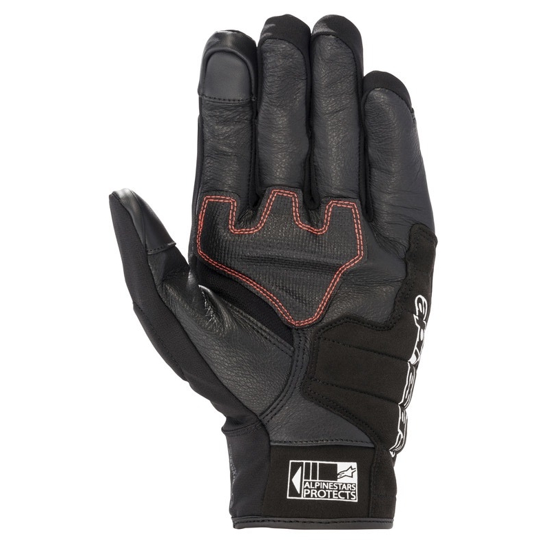 Alpinestars SMX Z Drystar Honda Motorradhandschuhe hellgrau-schwarz-blau-rot