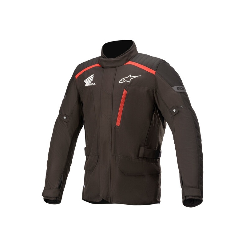 Motorradjacke Alpinestars Gravity Drystar Honda-Kollektion schwarz-rot
