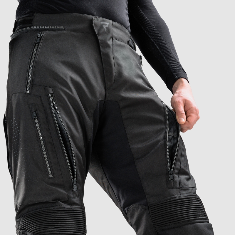 Rebelhorn Hiker IV verlängerte Motorradhose schwarz