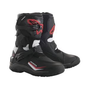 Alpinestars Belize Drystar Honda Motorradstiefel Schwarz-Weiß-Rot-Kollektion