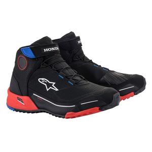 Motorradstiefel Alpinestars CR-X Drystar Honda Collection schwarz-rot-blau
