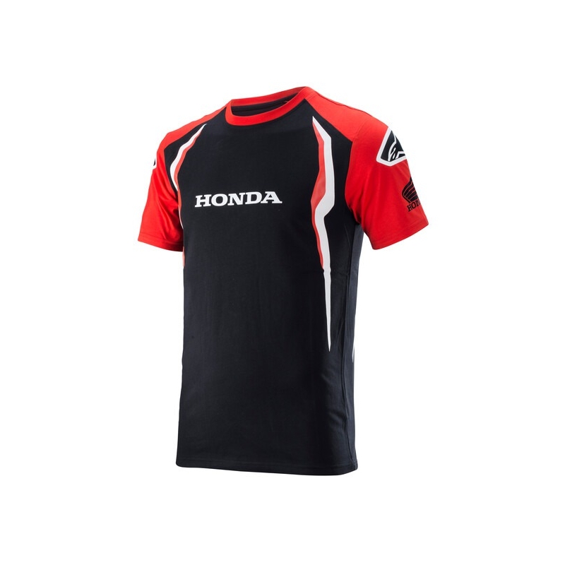 Alpinestars Honda Rot-Schwarz 2024 T-Shirt