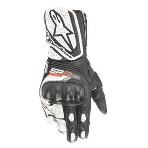 Damen-Motorradhandschuhe Alpinestars SP-8 schwarz-weiß