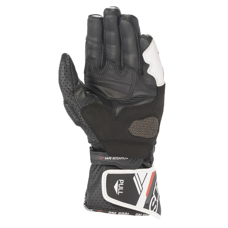 Damen-Motorradhandschuhe Alpinestars SP-8 schwarz-weiß
