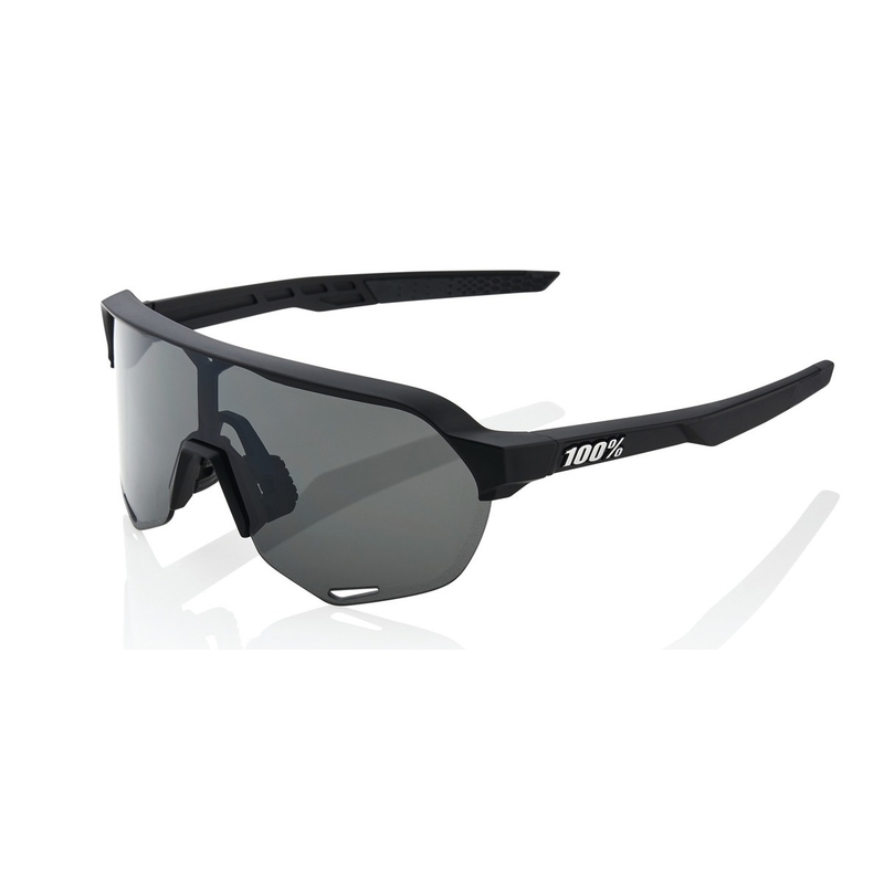 Sonnenbrille 100 % – USA S2 schwarz mit Rauchglas