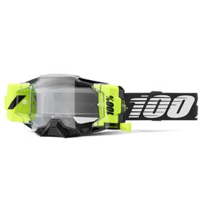 Motocross-Brille 100 % – USA Armega Forecast Schwarz (Klarglas)